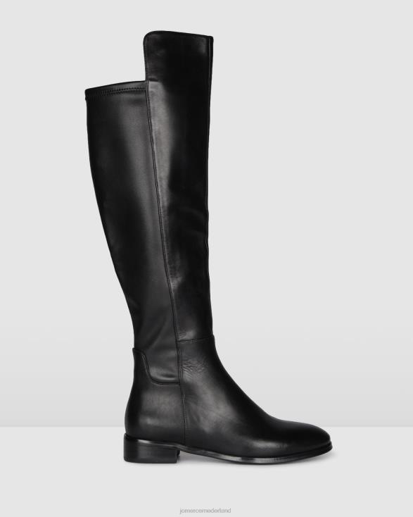 ventura platte overknee laarzen 46LN344 zwart leer Jo Mercer schoenen