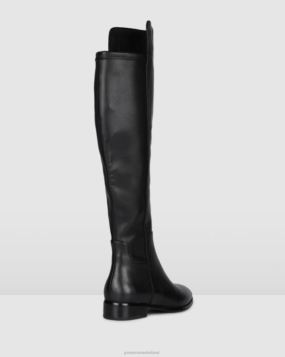 ventura platte overknee laarzen 46LN344 zwart leer Jo Mercer schoenen
