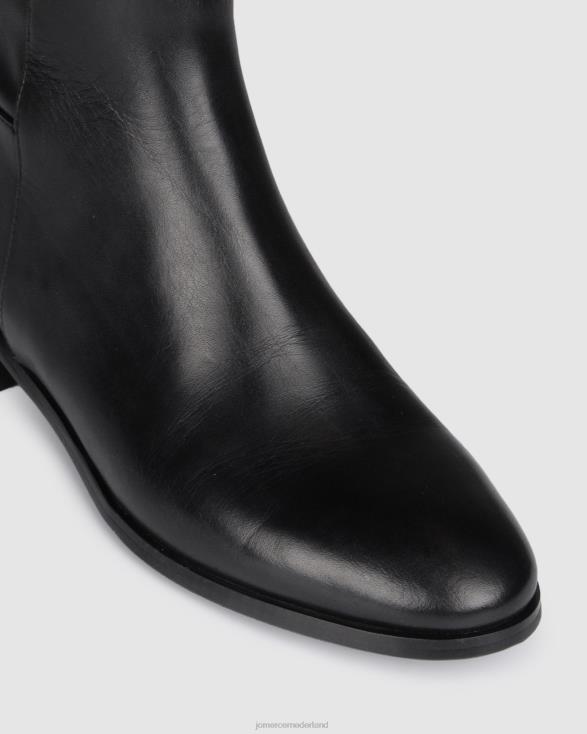 ventura platte overknee laarzen 46LN344 zwart leer Jo Mercer schoenen