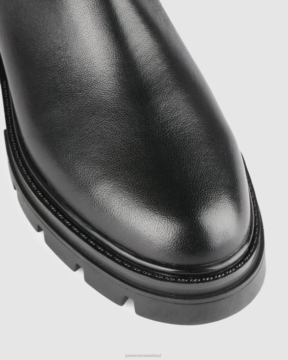 vogelknielaarzen 46LN369 zwart leer Jo Mercer schoenen