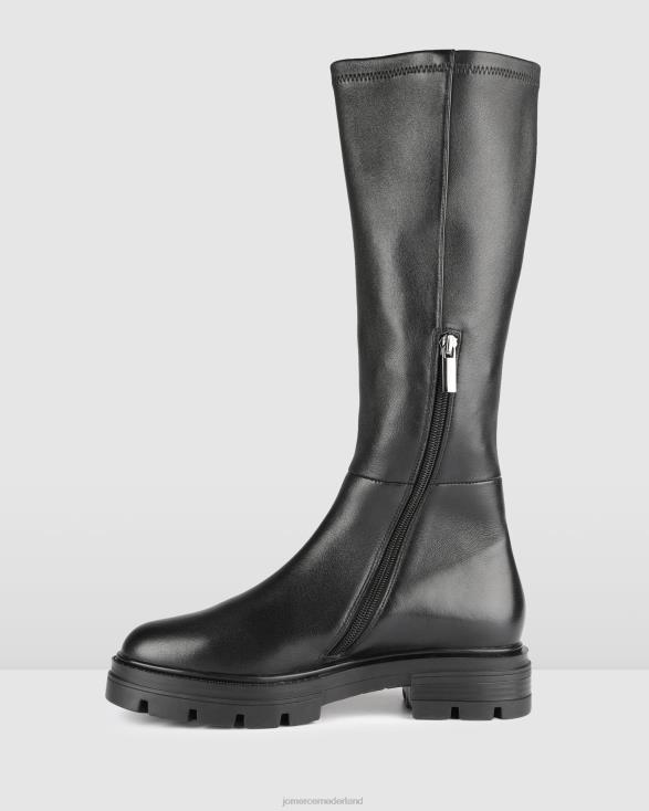 vogelknielaarzen 46LN369 zwart leer Jo Mercer schoenen