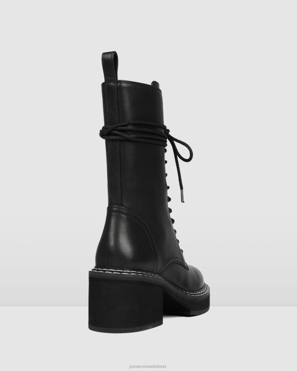 Edwin kalfslaarzen 46LN385 zwart leer Jo Mercer schoenen