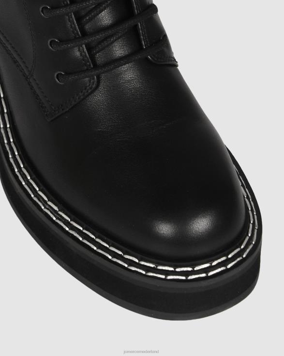 Edwin kalfslaarzen 46LN385 zwart leer Jo Mercer schoenen