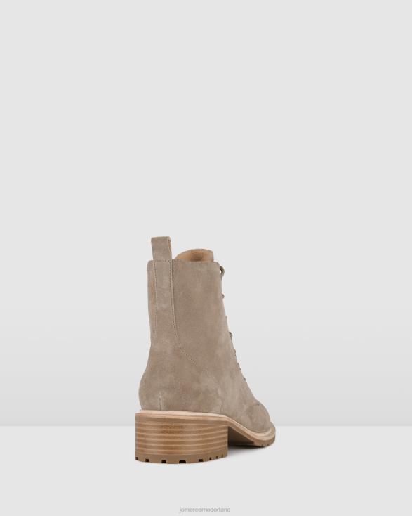 Frances platte enkellaars 46LN337 taupe suède Jo Mercer schoenen