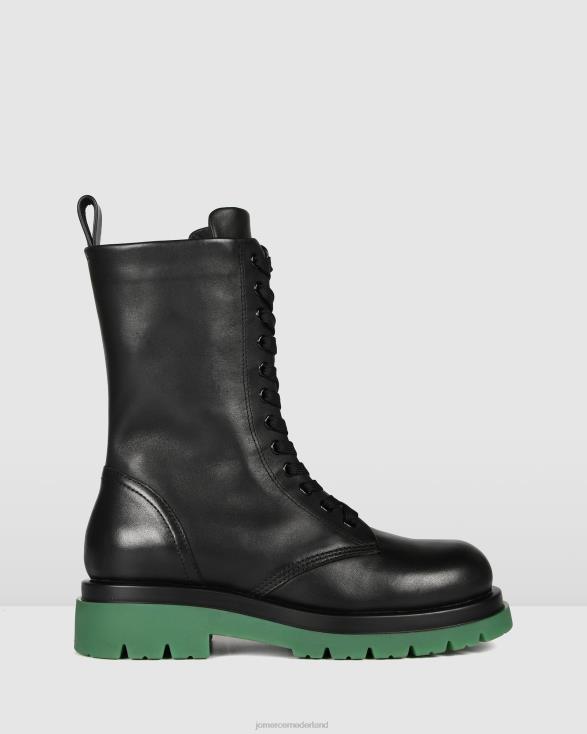 Orion platte enkellaarzen 46LN347 zwart leer Jo Mercer schoenen