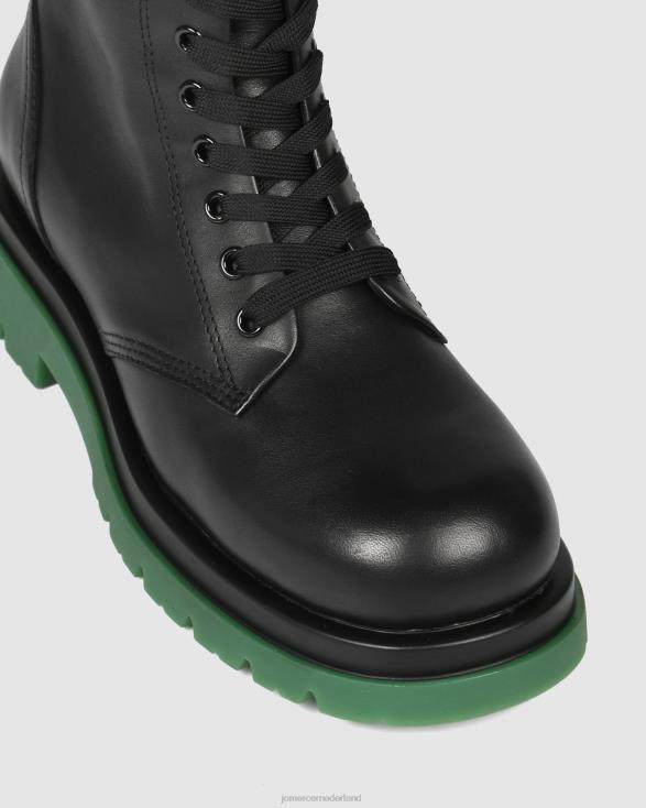 Orion platte enkellaarzen 46LN347 zwart leer Jo Mercer schoenen