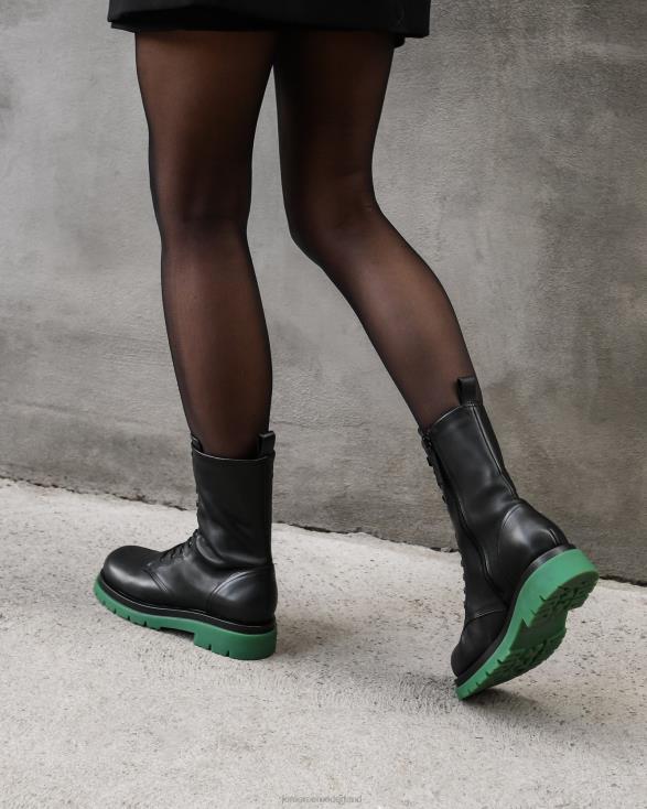 Orion platte enkellaarzen 46LN347 zwart leer Jo Mercer schoenen
