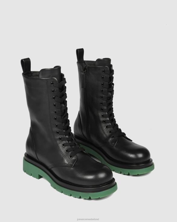 Orion platte enkellaarzen 46LN347 zwart leer Jo Mercer schoenen