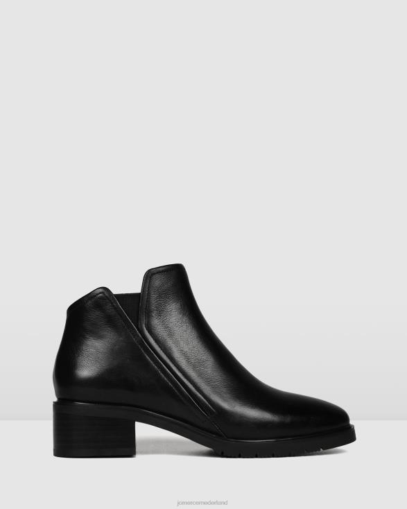 artie platte enkellaarsjes 46LN343 zwart leer Jo Mercer schoenen