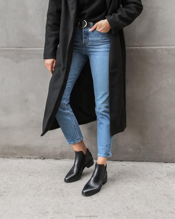 artie platte enkellaarsjes 46LN343 zwart leer Jo Mercer schoenen
