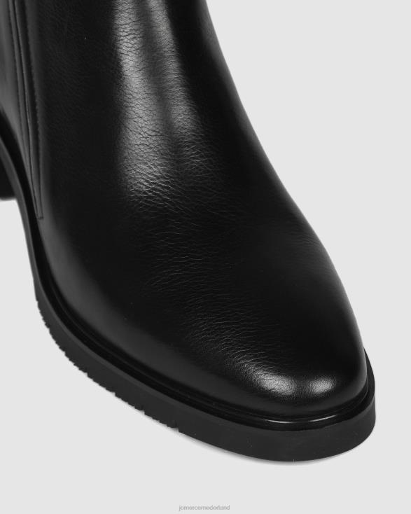 artie platte enkellaarsjes 46LN343 zwart leer Jo Mercer schoenen