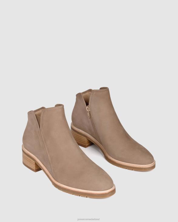 artie platte enkellaarsjes 46LN349 taupe nubuck Jo Mercer schoenen