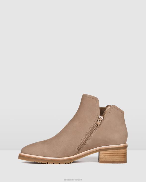 artie platte enkellaarsjes 46LN349 taupe nubuck Jo Mercer schoenen
