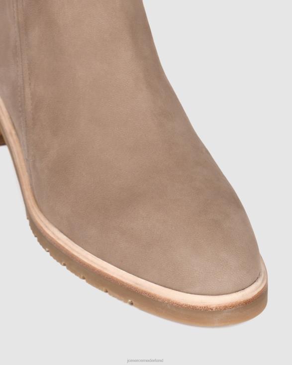 artie platte enkellaarsjes 46LN349 taupe nubuck Jo Mercer schoenen