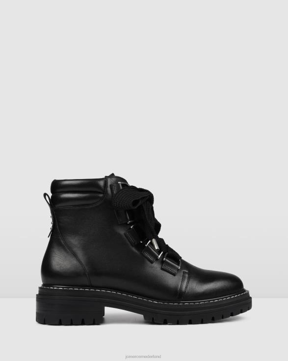 blakely platte enkellaarzen 46LN348 zwart leer Jo Mercer schoenen