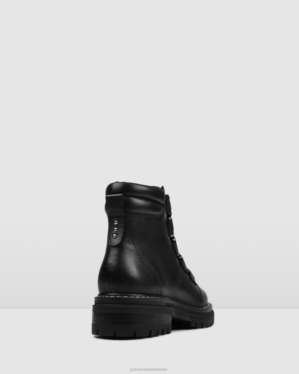 blakely platte enkellaarzen 46LN348 zwart leer Jo Mercer schoenen