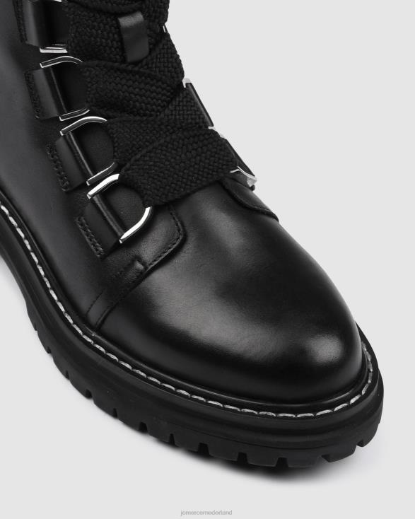 blakely platte enkellaarzen 46LN348 zwart leer Jo Mercer schoenen