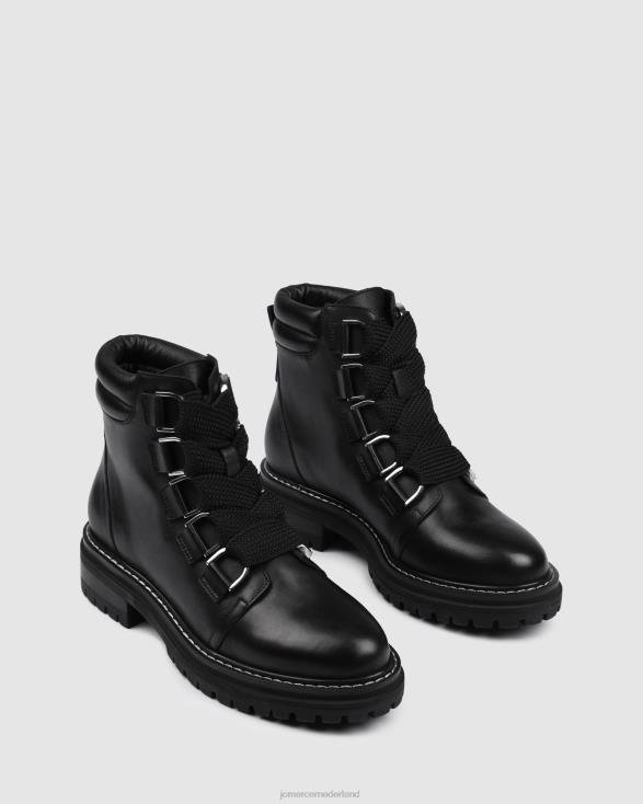 blakely platte enkellaarzen 46LN348 zwart leer Jo Mercer schoenen