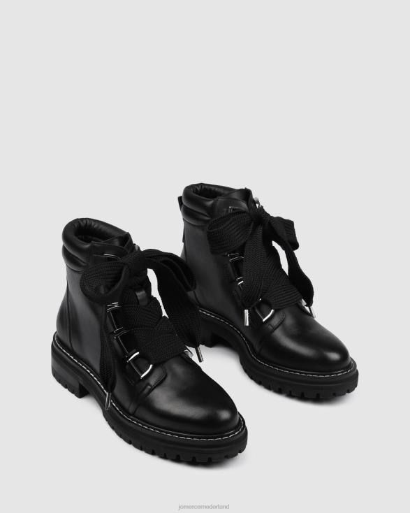 blakely platte enkellaarzen 46LN348 zwart leer Jo Mercer schoenen