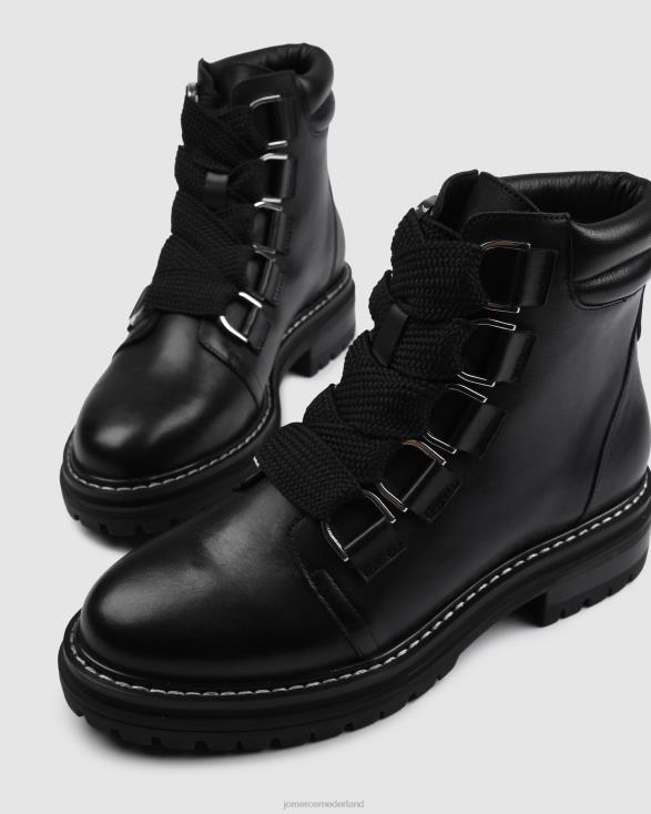 blakely platte enkellaarzen 46LN348 zwart leer Jo Mercer schoenen
