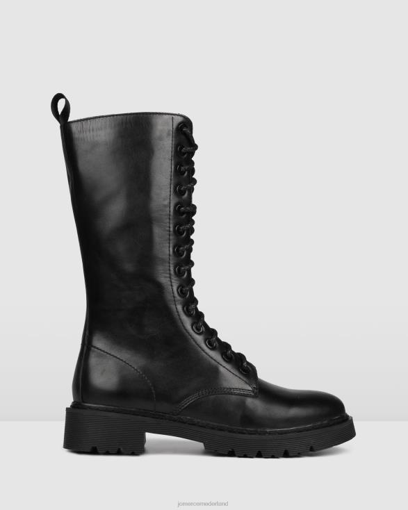 zig-kalflaarzen 46LN388 zwart leer Jo Mercer schoenen