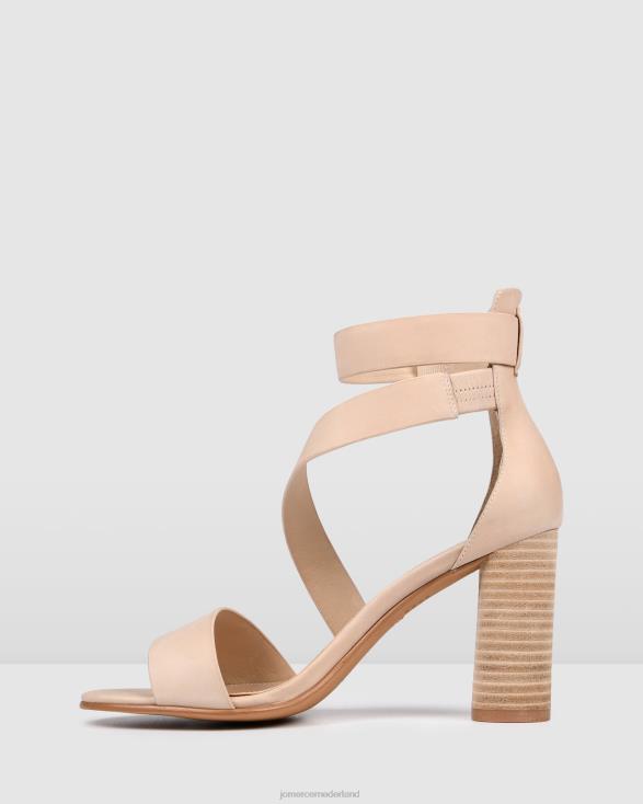 Beckett sandalen met hoge hak 46LN129 echt leer Jo Mercer schoenen