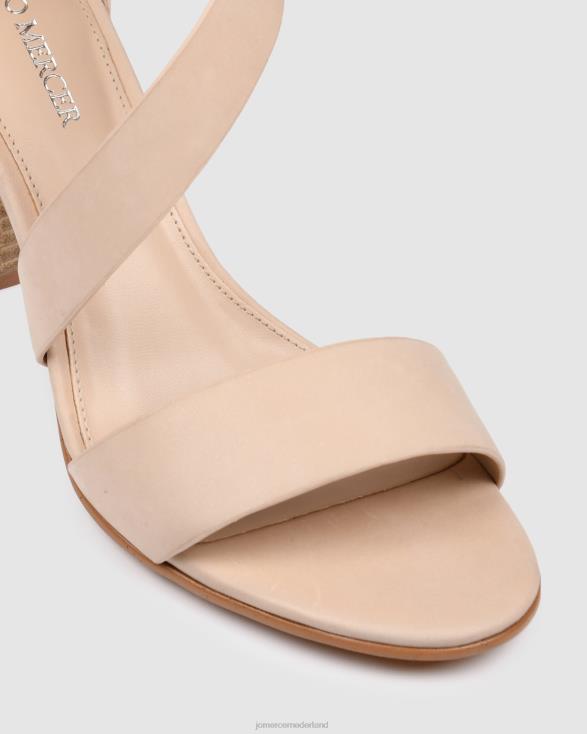 Beckett sandalen met hoge hak 46LN129 echt leer Jo Mercer schoenen