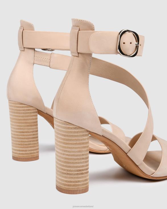 Beckett sandalen met hoge hak 46LN129 echt leer Jo Mercer schoenen