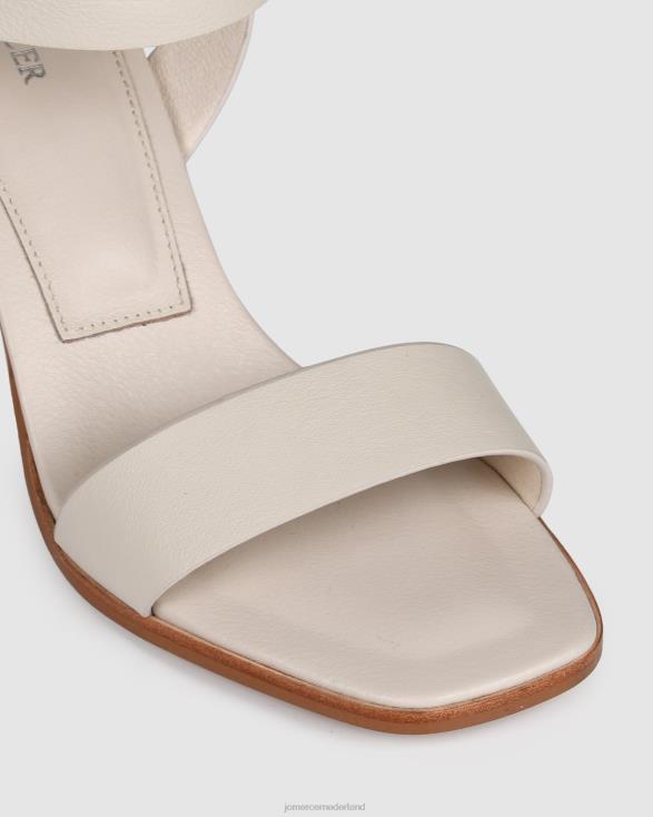 Calais sandalen met hoge hak 46LN105 been leer Jo Mercer schoenen