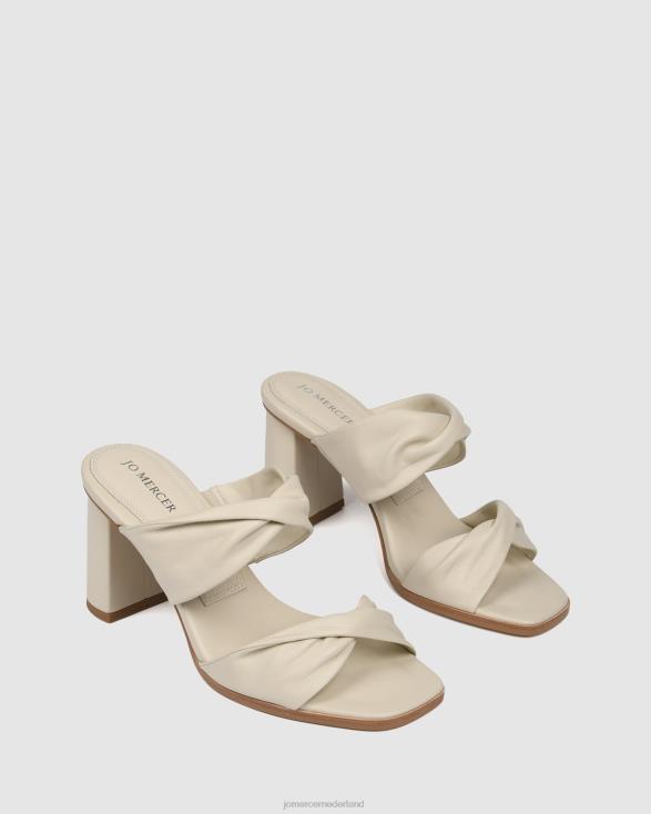 Caylie sandalen met hoge hak 46LN87 been leer Jo Mercer schoenen