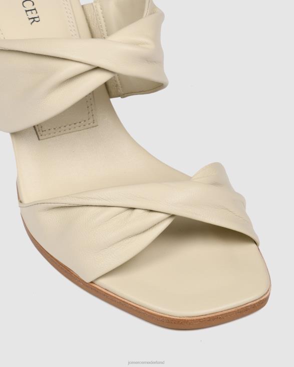 Caylie sandalen met hoge hak 46LN87 been leer Jo Mercer schoenen