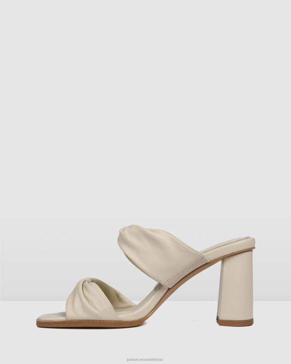 Caylie sandalen met hoge hak 46LN87 been leer Jo Mercer schoenen