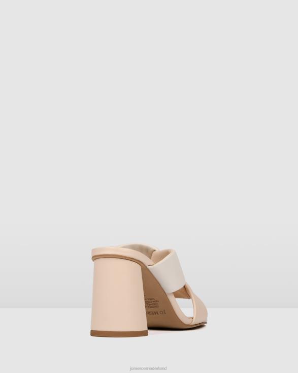 Kalene sandalen met hoge hak 46LN143 poederroze multi Jo Mercer schoenen