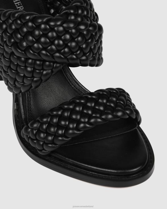 Peyton sandalen met hoge hak 46LN116 zwart Jo Mercer schoenen