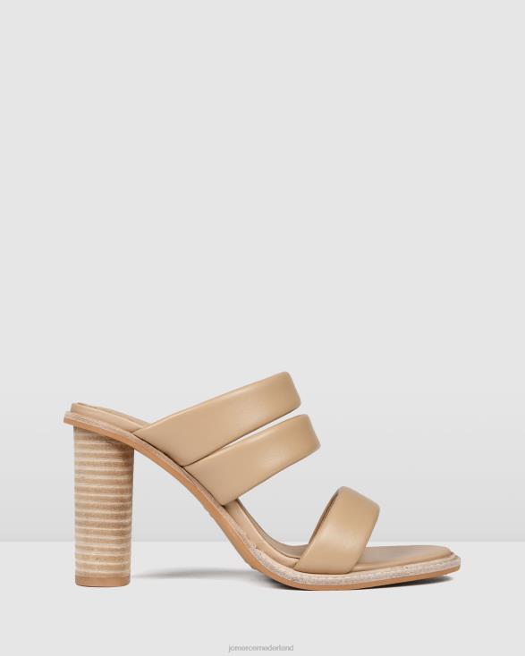 prijs sandalen met hoge hak 46LN122 echt leer Jo Mercer schoenen