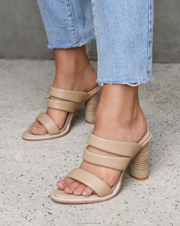 prijs sandalen met hoge hak 46LN122 echt leer Jo Mercer schoenen
