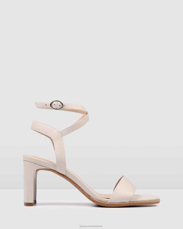Natsu sandalen met middelhoge hak 46LN42 been leer Jo Mercer schoenen