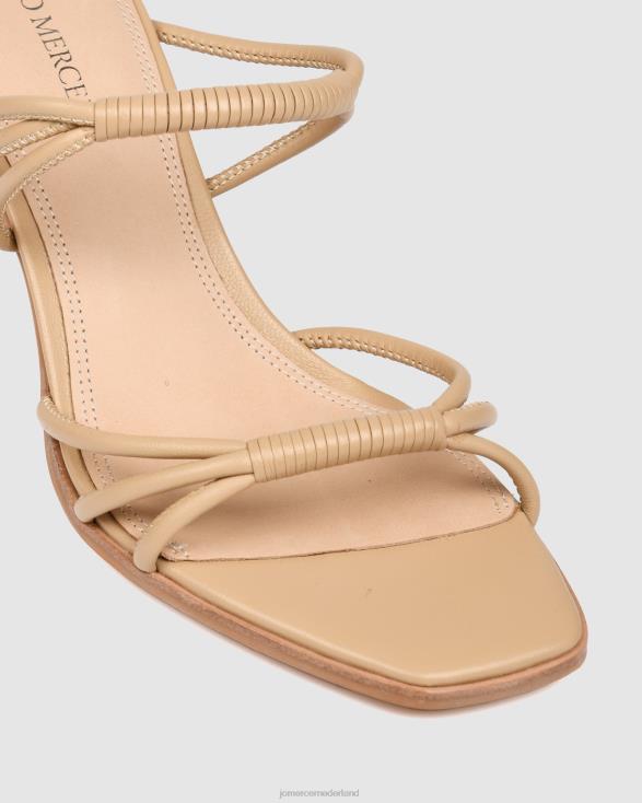 Nyla sandalen met middelhoge hak 46LN58 echt leer Jo Mercer schoenen