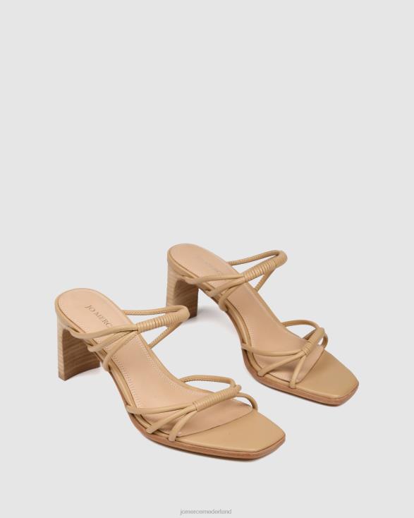 Nyla sandalen met middelhoge hak 46LN58 echt leer Jo Mercer schoenen