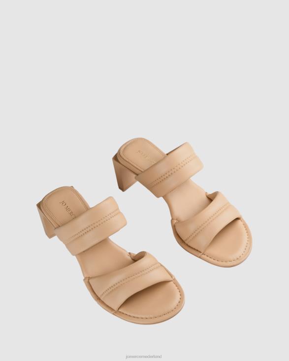 Quincy sandalen met middelhoge hak 46LN60 echt leer Jo Mercer schoenen