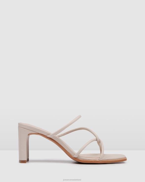 novi sandalen met middelhoge hak 46LN35 been leer Jo Mercer schoenen