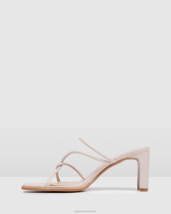 novi sandalen met middelhoge hak 46LN35 been leer Jo Mercer schoenen