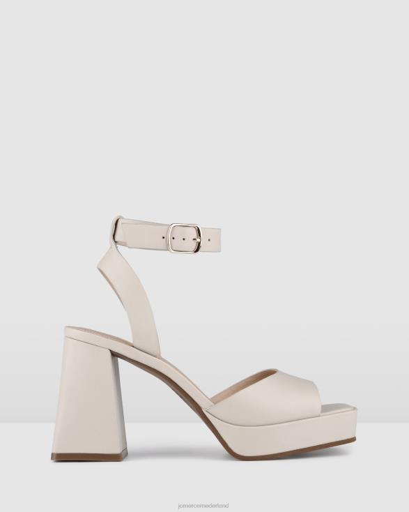 samantha platformsandalen met hoge hak 46LN90 been leer Jo Mercer schoenen