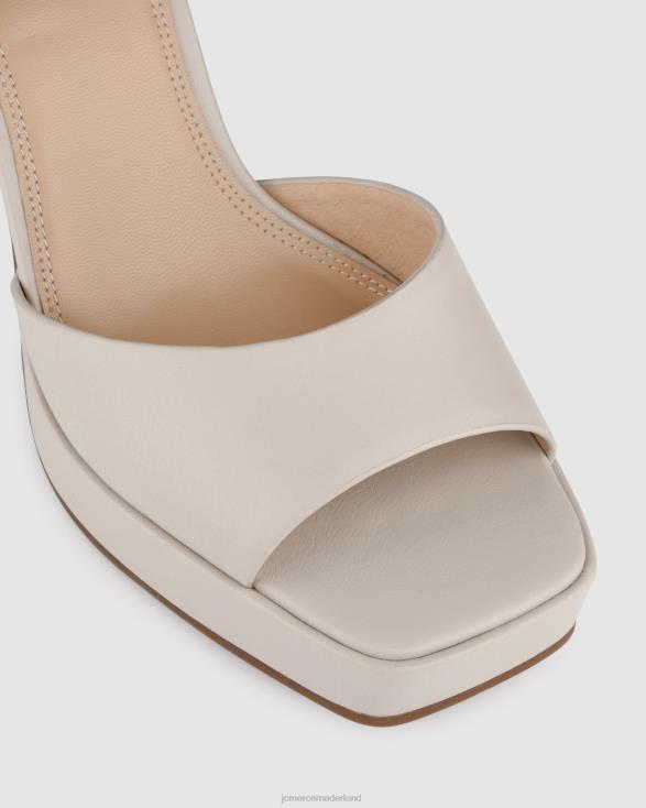 samantha platformsandalen met hoge hak 46LN90 been leer Jo Mercer schoenen