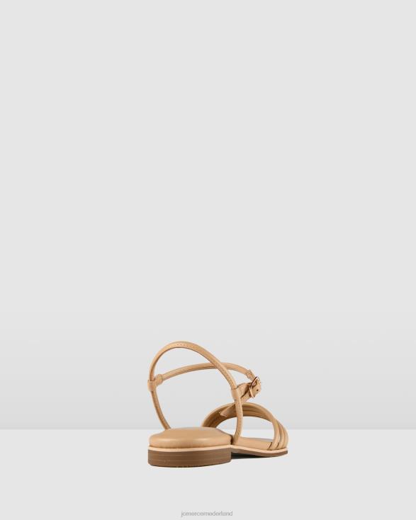 Quiera platte sandalen 46LN285 echt leer Jo Mercer schoenen