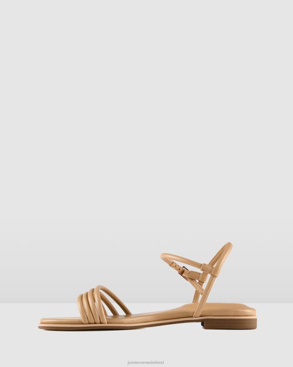 Quiera platte sandalen 46LN285 echt leer Jo Mercer schoenen