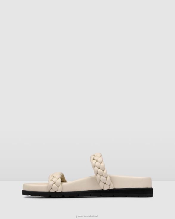 volt platte sandalen 46LN280 been leer Jo Mercer schoenen