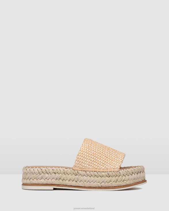 elka espadrilleslippers 46LN248 natuurlijk geweven Jo Mercer schoenen