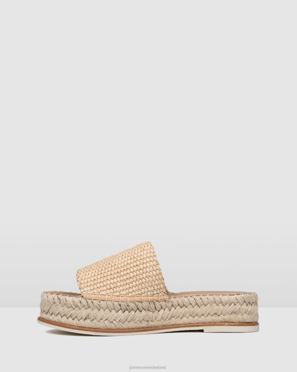 elka espadrilleslippers 46LN248 natuurlijk geweven Jo Mercer schoenen