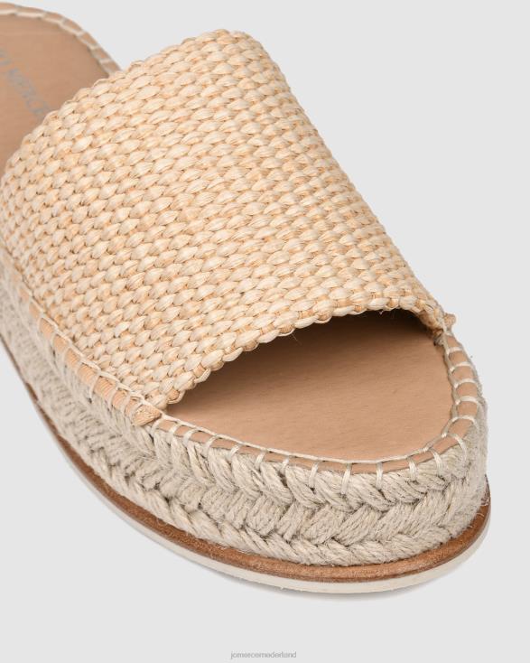 elka espadrilleslippers 46LN248 natuurlijk geweven Jo Mercer schoenen